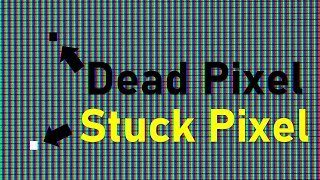 ⬛️ ⬜ Dead Pixel Vs Stuck Pixel  How to Fix Explained [upl. by Nairbo24]