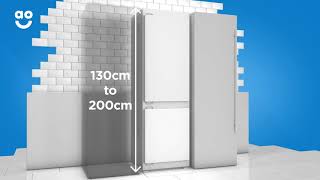 Integrated Fridge Freezers Measurement Guide  aocom [upl. by Odravde319]