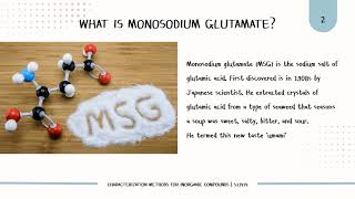 Industrial characterization of Monosodium glutamate MSG [upl. by Filberto123]