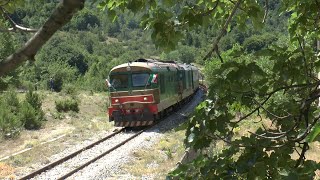 4K  20210711 Il treno della dolce vita sulla Transiberiana dItalia 12  Da Sulmona a Roccaraso [upl. by Eldwun]