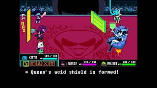 Deltarune Chapter 2  QUEEN fight in 6 turns Pacifist NEW METHOD [upl. by Micheil189]