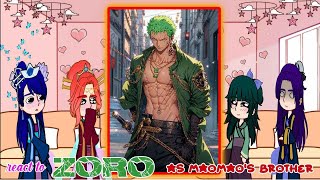 The Apothecary Diaries react to Zoro as Maomaos Brother  gacha club react [upl. by Slyke326]