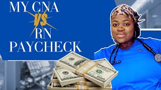 How much I got Paid as a CNA vs Registered Nurse [upl. by Nymsaj]