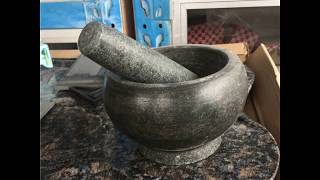 Customised Marble and Granite Mortar amp Pestle [upl. by Hackathorn]