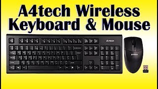 Wireless Desktop 3000n A4tech keyboard and Mouse Review and Price ⌨️ 🖥️ [upl. by Oileve]