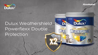 Dulux Weathershield PowerflexxDouble Protection [upl. by Teri]