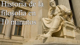 HISTORIA DE LA FILOSOFÍA EN 10 MINUTOS [upl. by Adnilreh]