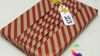 Easy Japanese Gift WrappingCome confezionare un regaloNatale Fai da te [upl. by Yllor781]