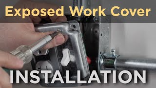 RACO Crushed Corner Exposed Work Covers Review and Installation [upl. by Remington]