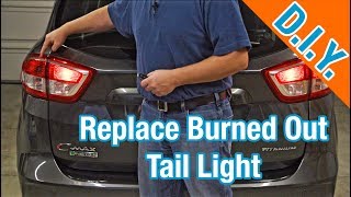 How to Replace Ford CMax Energi  Hybrid Tail Light  US Edition [upl. by Flossy]