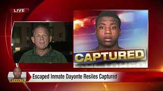 Sheriff discusses capture of escaped murder suspect Dayonte Resiles [upl. by Joon408]