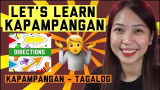 KAPAMPANGAN WORDS TO TAGALOG PART 2 basic directions [upl. by Croydon277]