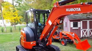 Kubota U354 Walk around [upl. by Arikehs]