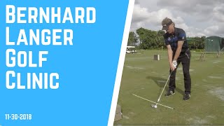 Bernhard Langer  Golf Clinic At Boca Rio  11302018 [upl. by Lairea]