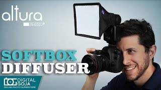 Flash Diffuser Light Softbox by Altura Photo  Review [upl. by Tova]