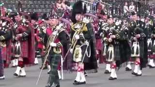 Basel Tattoo 2015 The Massed Pipes and Drums [upl. by Adria460]