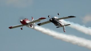 Redline Airshows RV8s  Oshkosh 2018  Sunday [upl. by Nosdivad]