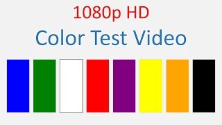 TV Laptop Phone screen color test video HD 1080p [upl. by Handler601]