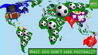 7 Countries Where Football Isnt the Most Popular Sport [upl. by Ahmad787]