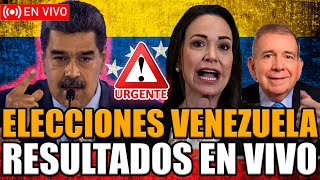 🔴ELECCIONES EN VENEZUELA EN VIVO RESULTADOS ¡ESCÁNDALO MUNDIAL MADURO quotGANADORquot  BREAK POINT [upl. by Branscum]