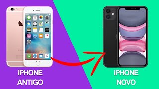 APRENDA COMO PASSAR DADOS DO IPHONE ANTIGO PARA O NOVO [upl. by Anoblav]