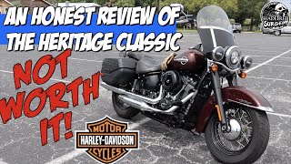 Honest Review Harley Davidson Heritage Classic  NOT WORTH IT [upl. by Sirois717]