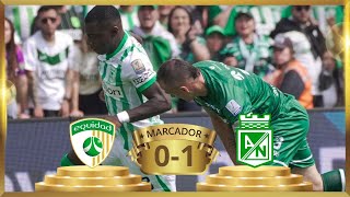 La Equidad 0  1 Atlético Nacional ⭐ LIGA BETPLAY COLOMBIA  RADIO EN VIVO  CC BY 30 [upl. by Celisse]