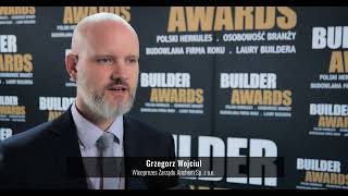 Builder Awards 2023  Grzegorz Wojciul Wiceprezes Zarządu Anchem Sp z oo [upl. by Tracie]