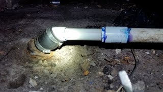 DIY Sewer Line Repair Under House [upl. by Brad900]