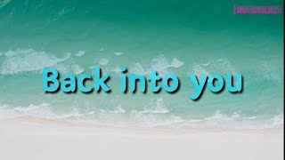 Back Into You  Amber Davis Lyrics [upl. by Urita377]