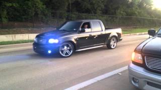 2003 F150 Harley Davidson Burnout [upl. by Rennold]