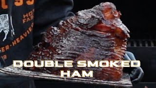 Double Smoked Ham  Cherry Bourbon Glazed  Pit Boss Grills [upl. by Sunday]