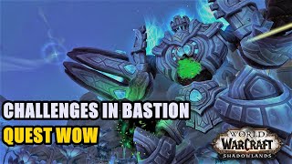 Challenges in Bastion Quest WoW [upl. by Kolnos]