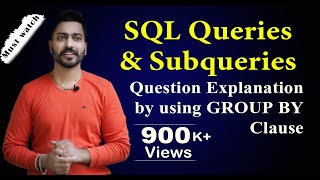 Lec61 SQL Queries and Subqueries part3  Group By clause  Database Management System [upl. by Bax]