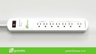 Greenlite Tier 1 Advanced Power Strip APS Set Up – 7 Outlets 1 Control Outlet [upl. by Oah]