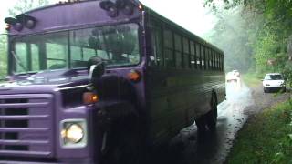 PURPLE WHITE WATER RAFTING BUS IN FAYETTEVILLE WEST VIRGINIA [upl. by Yorick643]