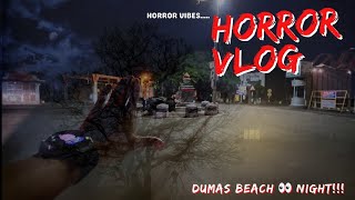 Night at Dumas Beach  Unveiling the Scary Secrets of Surats Haunted Spot  Horror place in india [upl. by Onitsirc]