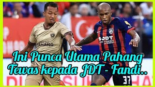 Ini Punca Sebenar Kenapa Sri Pahang Tewas Besar  JDT vs Sri Pahang [upl. by Yellas]