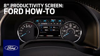 8quot Productivity Screen  Ford HowTo  Ford [upl. by Nannette]