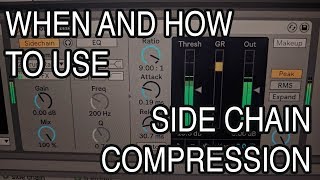 When and How to use Sidechain Compression [upl. by Cuda576]