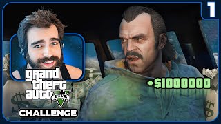 Can I Get One MILLION Dollars in GTA Vs Prologue  GTA 5 Challenge  VOD  DarkViperAU [upl. by Enylrac]