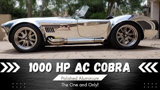 1000 Horsepower 1965 Shelby AC Cobra in Polished Aluminum  Classic Car Review [upl. by Liban]