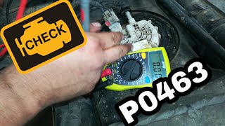 P0463 Fuel Level Sensor Diagnosing Trouble Shooting And Repairing Dodge Ram [upl. by Danella]