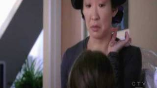 Greys Anatomy  Christina Loses her eyebrows [upl. by Foley]