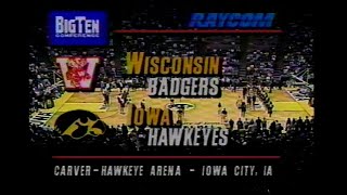 Wisconsin at Iowa  1211995  Full Game [upl. by Rozanne]