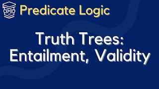 VALIDITY and ENTAILMENT in Truth Trees for Predicate Logic [upl. by Anytsirhc]