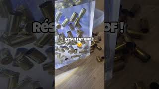 Douilles de 45 ACP et résine Epoxy music epoxy colt 1911 [upl. by Icul]