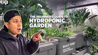 EP3 The beginners guide to hydroponic garden plus DIY Containers and Homemade liquid nutrients [upl. by Lapides]