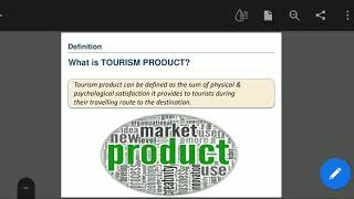 Tourism Product  Explanation with example [upl. by Rebah]