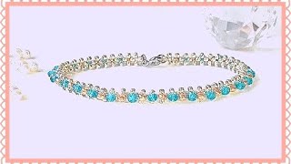 【テグスで作るビーズブレスレット】DIYBeaded bracelet [upl. by Arej]